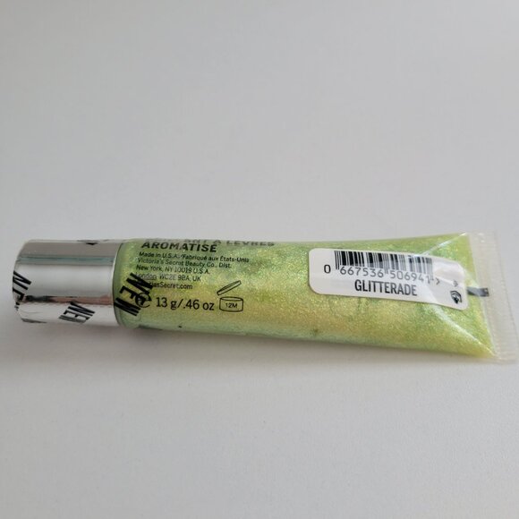 Victoria's Secret Beauty Rush Flavored Lip Gloss GLITTERADE .46oz/13g SEALED - Picture 2 of 5